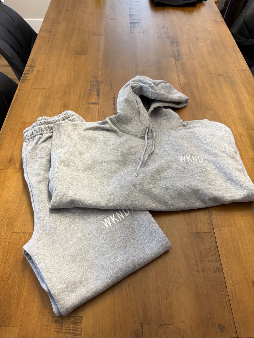 Gray Women's Jogger Set - Cozy Track Pants & Hoodie